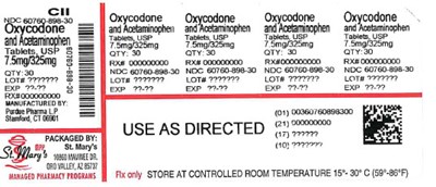 60760-898 (Oxycodone 60760 898 30)